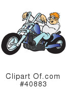Motorcycle Clipart #40883 by Snowy