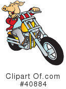 Motorcycle Clipart #40884 by Snowy