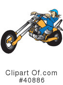 Motorcycle Clipart #40886 by Snowy