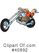 Motorcycle Clipart #40892 by Snowy