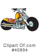 Motorcycle Clipart #40894 by Snowy