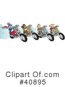 Motorcycle Clipart #40895 by Snowy