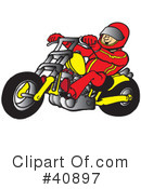 Motorcycle Clipart #40897 by Snowy