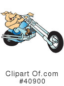 Motorcycle Clipart #40900 by Snowy