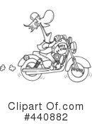 Motorcycle Clipart #440882 by toonaday