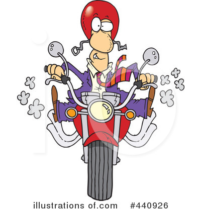 Motorcycle Clipart #440926 by toonaday