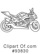 Motorcycle Clipart #93830 by dero