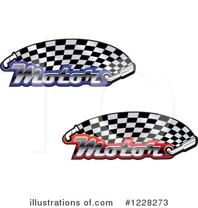 Royalty-Free (RF) Motorsports Clipart Illustration by Vector Tradition SM - Stock Sample #1228273