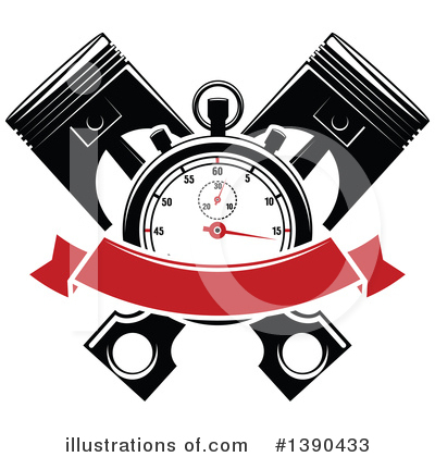 Royalty-Free (RF) Motorsports Clipart Illustration by Vector Tradition SM - Stock Sample #1390433