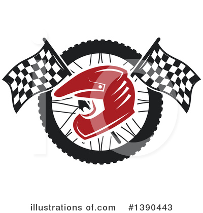 Race Flag Clipart #1390443 by Vector Tradition SM
