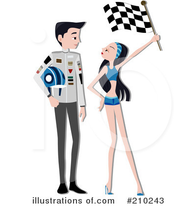 Royalty-Free (RF) Motorsports Clipart Illustration by BNP Design Studio - Stock Sample #210243