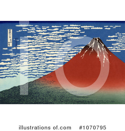Royalty-Free (RF) Mount Fuji Clipart Illustration by JVPD - Stock Sample #1070795