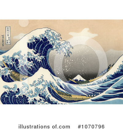 Royalty-Free (RF) Mount Fuji Clipart Illustration by JVPD - Stock Sample #1070796