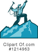 Mountain Climbing Clipart #1214963 by patrimonio
