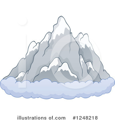 Royalty-Free (RF) Mountains Clipart Illustration by visekart - Stock Sample #1248218