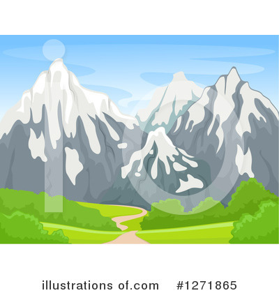 Mountains Clipart #1271865 by BNP Design Studio