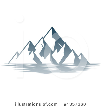 Mountains Clipart #1357360 by AtStockIllustration