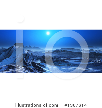 Royalty-Free (RF) Mountains Clipart Illustration by KJ Pargeter - Stock Sample #1367614