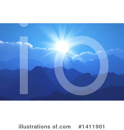 Hills Clipart #1411901 by KJ Pargeter