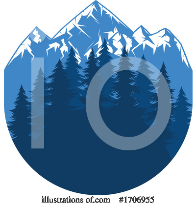 Royalty-Free (RF) Mountains Clipart Illustration by Vector Tradition SM - Stock Sample #1706955