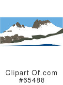 Mountains Clipart #65488 by Dennis Holmes Designs