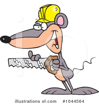 Royalty-Free (RF) Mouse Clipart Illustration by toonaday - Stock Sample #1044564