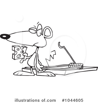 Royalty-Free (RF) Mouse Clipart Illustration by toonaday - Stock Sample #1044605