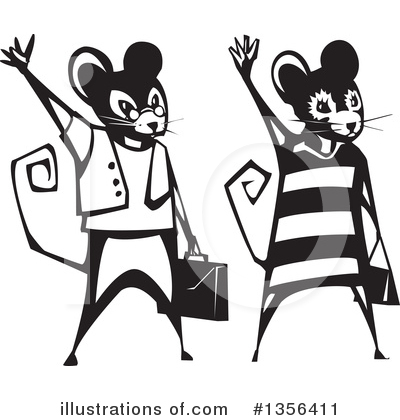 Royalty-Free (RF) Mouse Clipart Illustration by xunantunich - Stock Sample #1356411