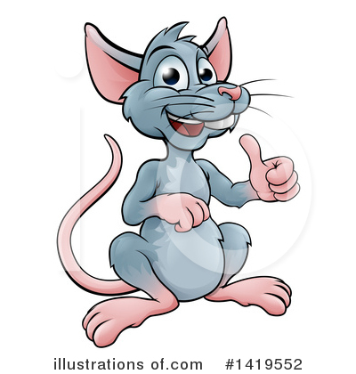 Royalty-Free (RF) Mouse Clipart Illustration by AtStockIllustration - Stock Sample #1419552