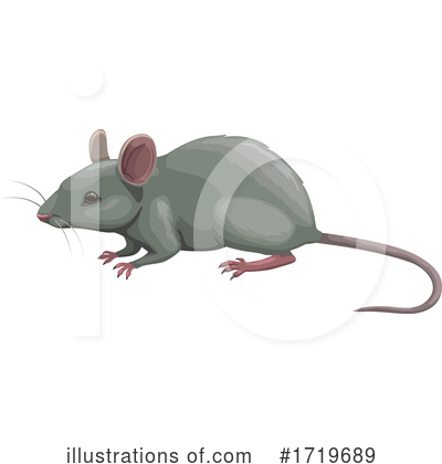 Mouse Clipart #1719689 by Vector Tradition SM