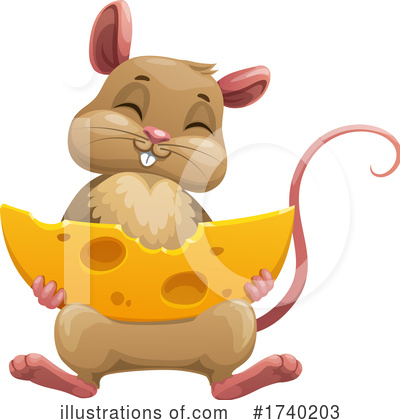 Mouse Clipart #1740203 by Vector Tradition SM