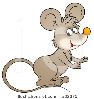 Royalty-Free (RF) Mouse Clipart Illustration by Alex Bannykh - Stock Sample #32375