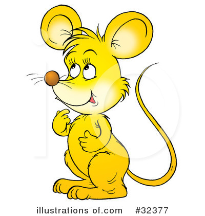 Royalty-Free (RF) Mouse Clipart Illustration by Alex Bannykh - Stock Sample #32377
