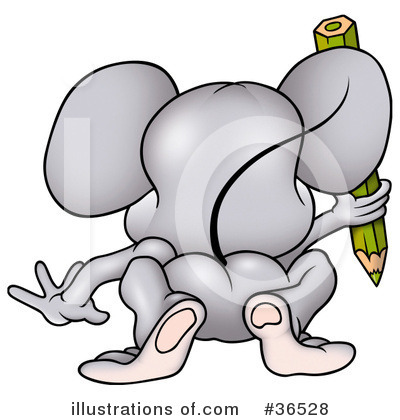 Royalty-Free (RF) Mouse Clipart Illustration by dero - Stock Sample #36528