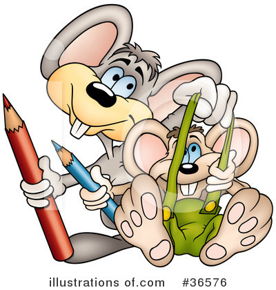 Royalty-Free (RF) Mouse Clipart Illustration by dero - Stock Sample #36576