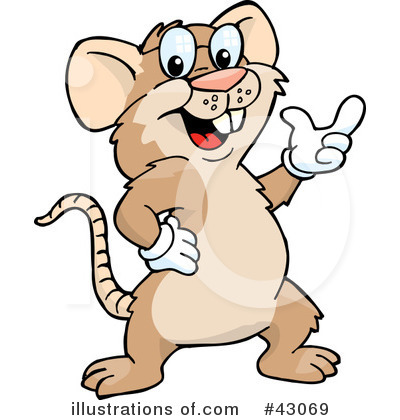 Mouse Clipart #43069 by Dennis Holmes Designs