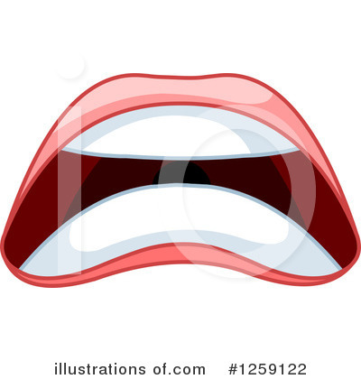 Royalty-Free (RF) Mouth Clipart Illustration by Pushkin - Stock Sample #1259122