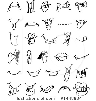 Royalty-Free (RF) Mouth Clipart Illustration by yayayoyo - Stock Sample #1448934