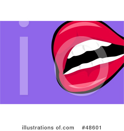 Royalty-Free (RF) Mouth Clipart Illustration by Prawny - Stock Sample #48601