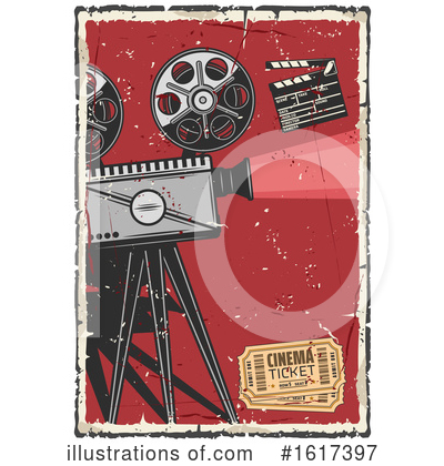 Film Reel Clipart #1617397 by Vector Tradition SM