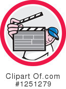 Movie Director Clipart #1251279 by patrimonio