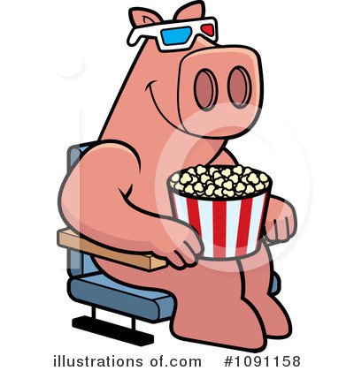 Royalty-Free (RF) Movies Clipart Illustration by Cory Thoman - Stock Sample #1091158