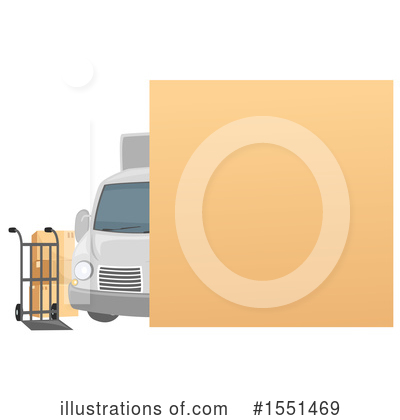 Moving Van Clipart #1551469 by BNP Design Studio