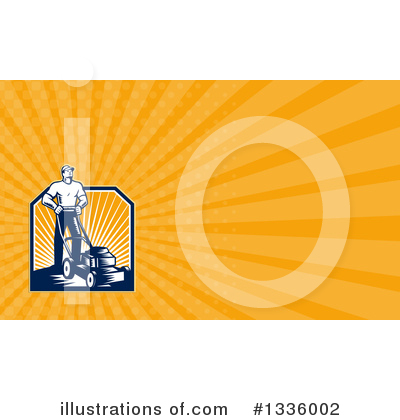 Royalty-Free (RF) Mower Clipart Illustration by patrimonio - Stock Sample #1336002