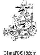 Mower Clipart #1738188 by LaffToon