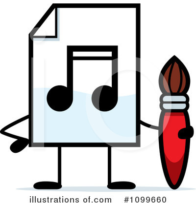 Royalty-Free (RF) Mp3 Clipart Illustration by Cory Thoman - Stock Sample #1099660