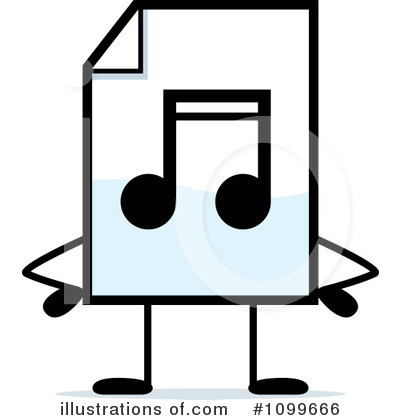 Royalty-Free (RF) Mp3 Clipart Illustration by Cory Thoman - Stock Sample #1099666