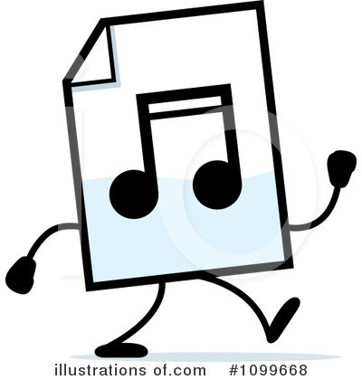 Royalty-Free (RF) Mp3 Clipart Illustration by Cory Thoman - Stock Sample #1099668