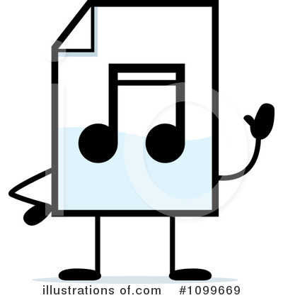 Royalty-Free (RF) Mp3 Clipart Illustration by Cory Thoman - Stock Sample #1099669