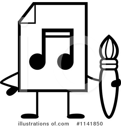Royalty-Free (RF) Mp3 Clipart Illustration by Cory Thoman - Stock Sample #1141850